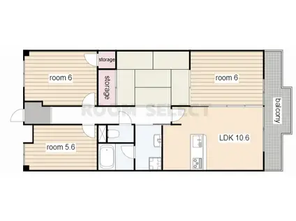 ザ・チェリーパークホームズ(4LDK/5階)の間取り写真