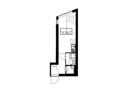白金台  デザイナーズ 敷礼無し早い者勝ち(ワンルーム/1階)の間取り写真