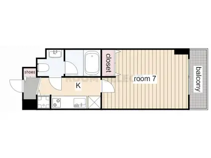 プロシード新栄(1K/10階)の間取り写真