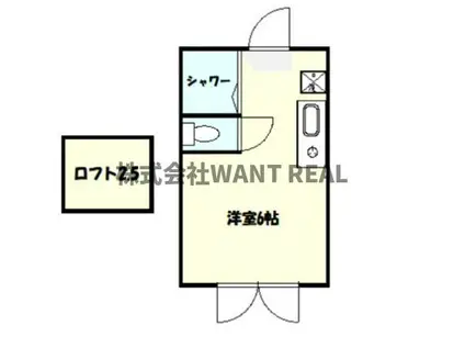 グレースレイア(ワンルーム/2階)の間取り写真