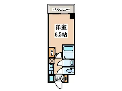 S-RESIDENCE布施AVENTRA(1K/3階)の間取り写真