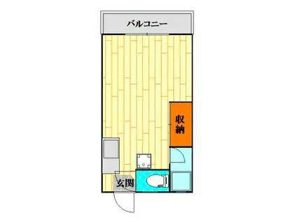 ELCAMINO(ワンルーム/1階)の間取り写真