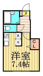 AZEST-RENT青砥(ワンルーム/1階)の間取り写真