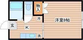 ハウスセンチュリー(1K/1階)の間取り写真