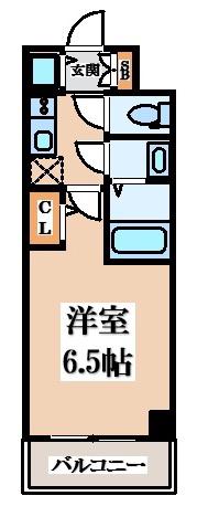 ARCOBALENO OSAKA FUSE(1K/8階)の間取り写真