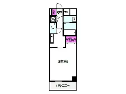 関目タウンビル(1K/5階)の間取り写真