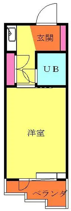 エムズ南林間 2階階 間取り