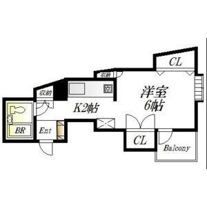 プレジデントソノヤマ(1K/3階)の間取り写真