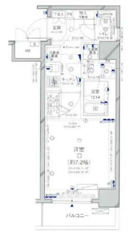 パレステュディオ神田EAST 5階階 間取り