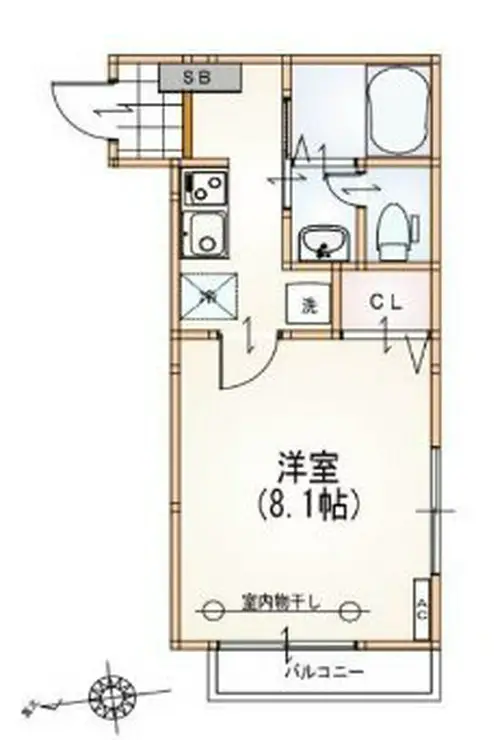 ウィステリア代田 1階階 間取り