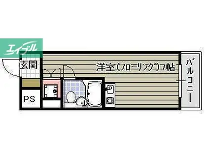 KATAYAMAIII(ワンルーム/4階)の間取り写真