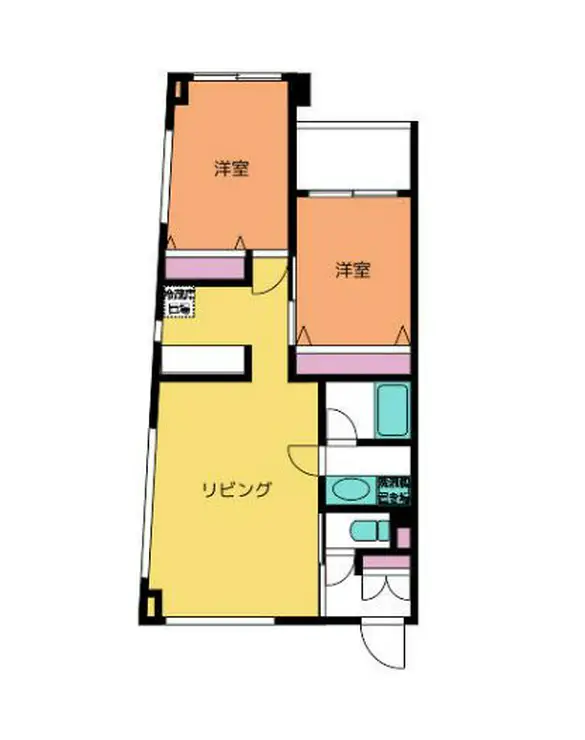 シュロス初台 4階階 間取り