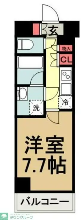 クレヴィスタ板橋西台II 7階階 間取り