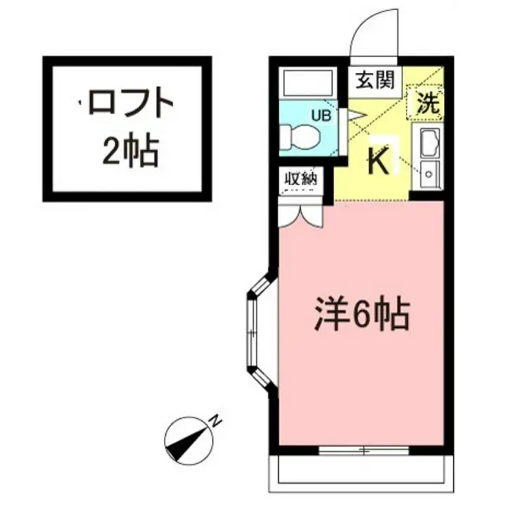 コマドリハイツ 2階階 間取り