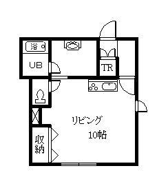 シェルト716(ワンルーム/1階)の間取り写真