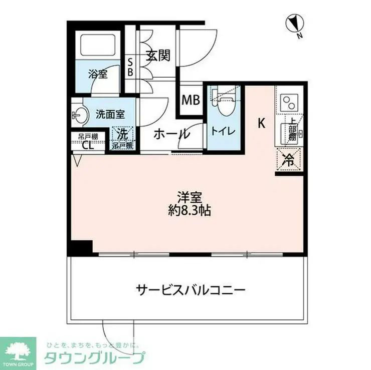 プレール・ドゥーク高井戸 5階階 間取り