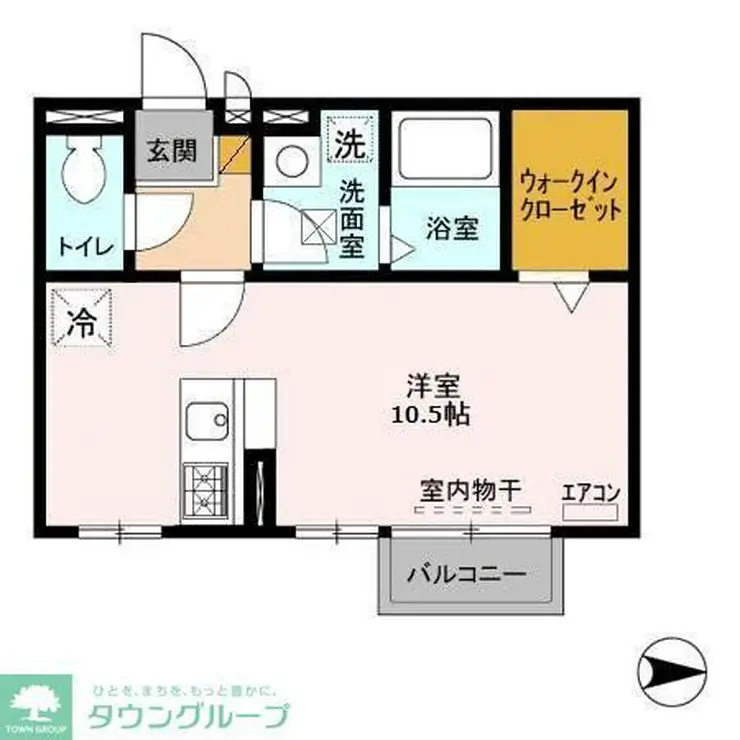 モナリエ古ヶ崎II 2階階 間取り