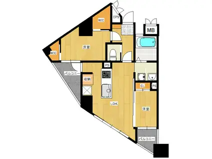 アルソーニョ(2LDK/3階)の間取り写真