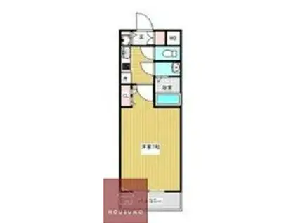 エスリードレジデンス都島シティフロント(1K/3階)の間取り写真