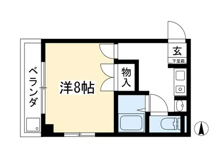 TOST栄洛館(1K/3階)の間取り写真