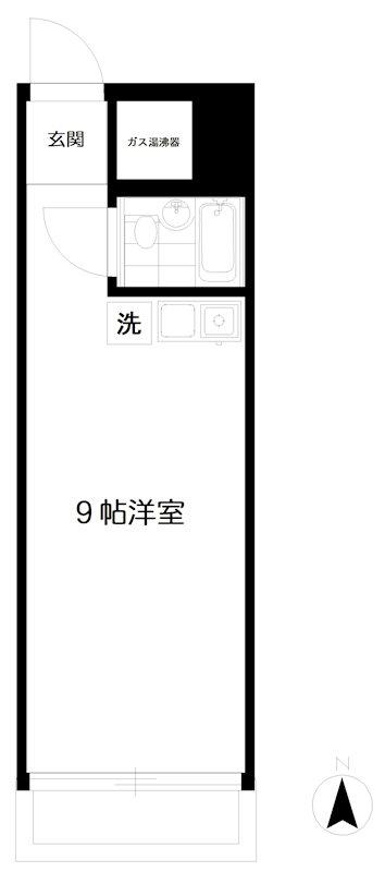 ピア吉祥寺(ワンルーム/2階)の間取り写真