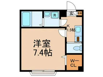 LE PREMIER HOUEI(1K/1階)の間取り写真