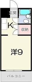 FM NAKAZAKIII(ワンルーム/8階)の間取り写真