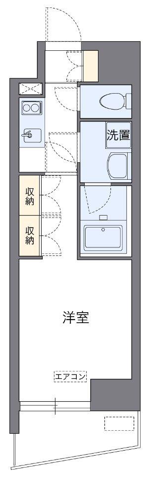 LOVIE文京音羽(1K/12階)の間取り写真