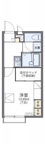 レオパレス栄華西II(1K/2階)の間取り写真