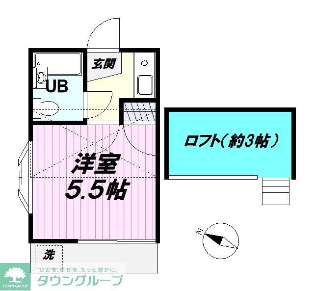 ライフピア・スウィート(1K/1階)の間取り写真