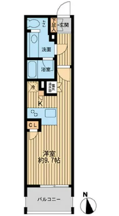 ニューシティアパートメンツ芝公園 13階階 間取り