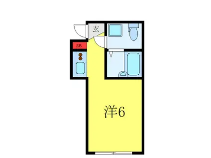 N-RESIDENCE(ワンルーム/3階)の間取り写真