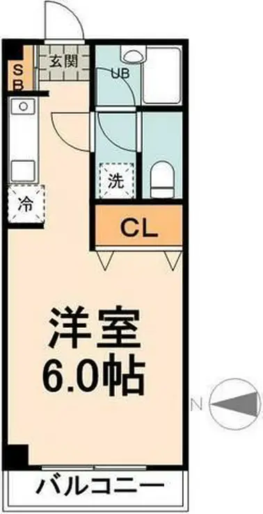 ピアロード大島 3階階 間取り