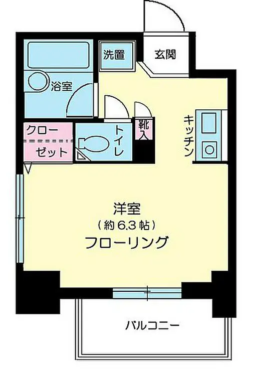 クレアシオン渋谷 5階階 間取り