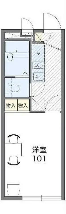レオパレスマグノーリア 2階階 間取り