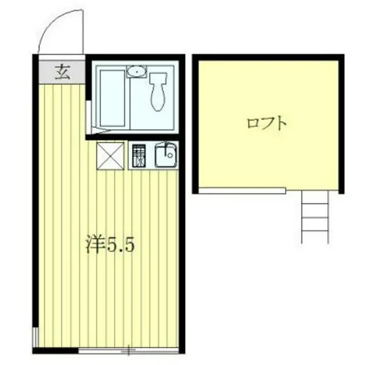 ユナイト川崎新町アドリアーノ 2階階 間取り