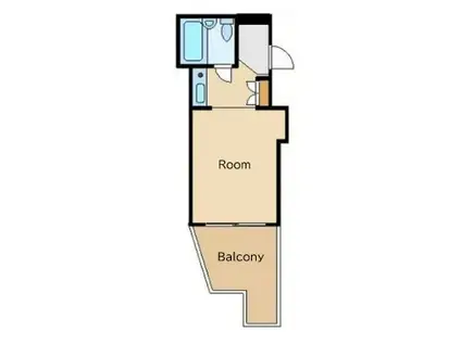 西新宿第2ローヤルコーポ齋藤ビル(ワンルーム/2階)の間取り写真