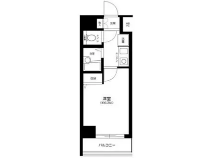 菱和パレス明大前壱番館(1K/4階)の間取り写真