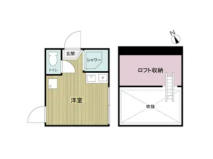 ソフィアシード(ワンルーム/1階)の間取り写真