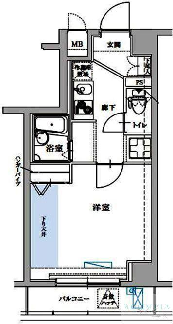 ワイズルリオン東京墨田(1K/2階)の間取り写真