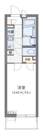 クレイノMARUCHANCHI(1K/1階)の間取り写真