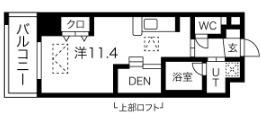 DOLCE VITA 新大阪(ワンルーム/2階)の間取り写真