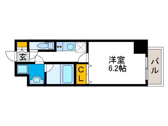 KANOACIA(1K/4階)の間取り写真
