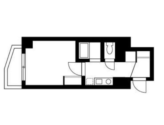 EXIA元住吉(1K/5階)の間取り写真