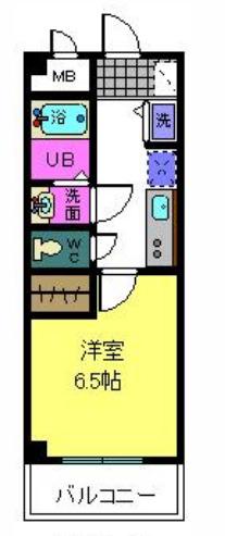 ルナアーク ファースト(1K/2階)の間取り写真