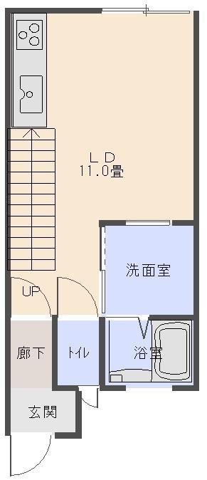 グリーンフィールドIII(2LDK/1階)の間取り写真