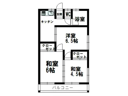 長崎県対馬市厳原町西里113-10 グリーンハイツ(4DK/2階)の間取り写真