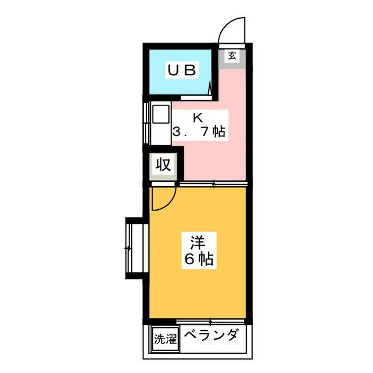 小池ハイツ 2階階 間取り