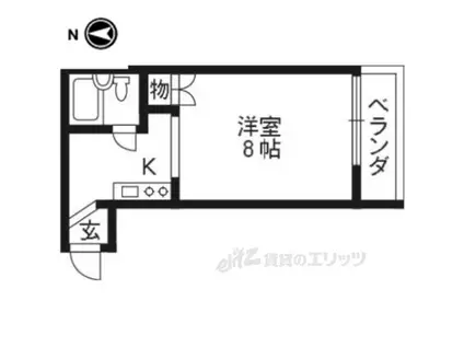 ラ・メゾン・TOMISAKA(1K/2階)の間取り写真