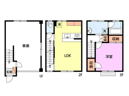 グレイスドマーニ(1LDK/2階)の間取り写真